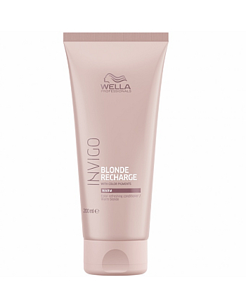 Wella INVIGO Blond Recharge - Оттеночный бальзам-уход для теплых светлых оттенков 200 мл - hairs-russia.ru